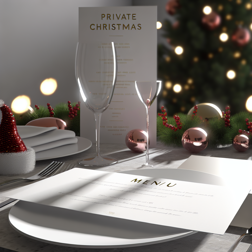 Menús exclusivos para una cena de Navidad con chef privado