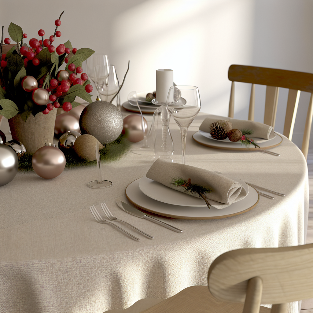 Ideas para decorar tu mesa navideña con estilo y buen gusto