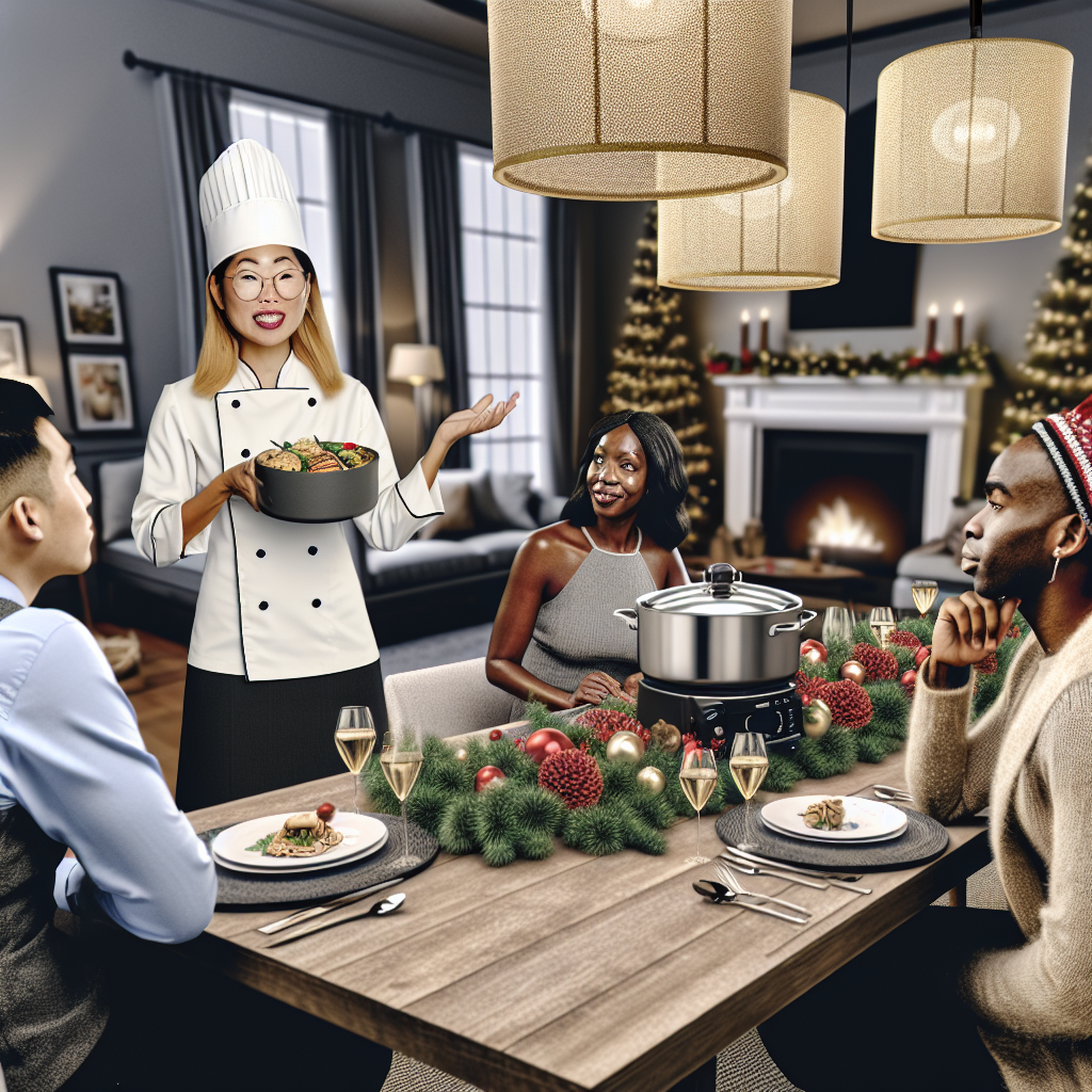 How to organize an intimate Christmas dinner with a private chef